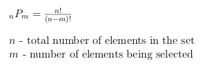 Permutation Formula